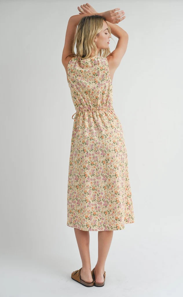 Sadie and Sage - Plantlover Wrap Midi Dress