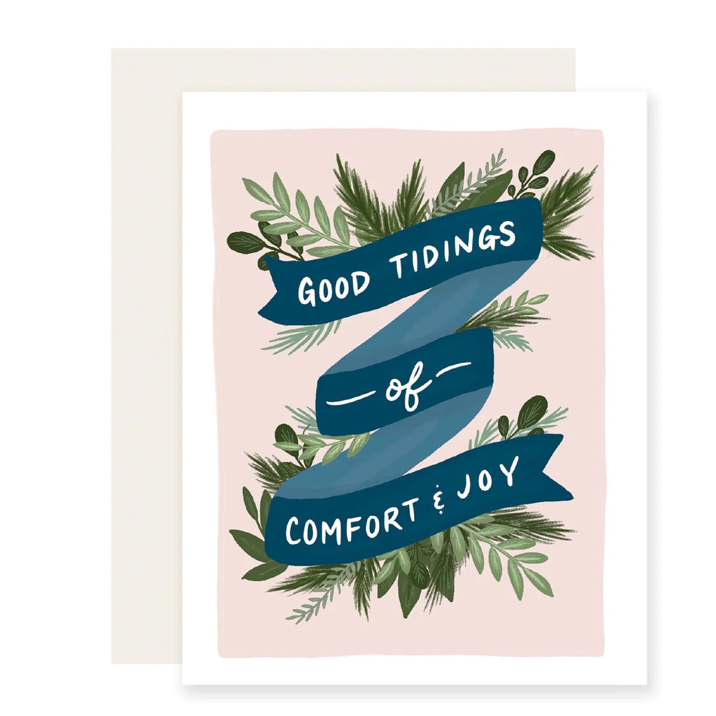 Slightly Stationary Holiday Card | Comfort & Joy, Made in the USA
