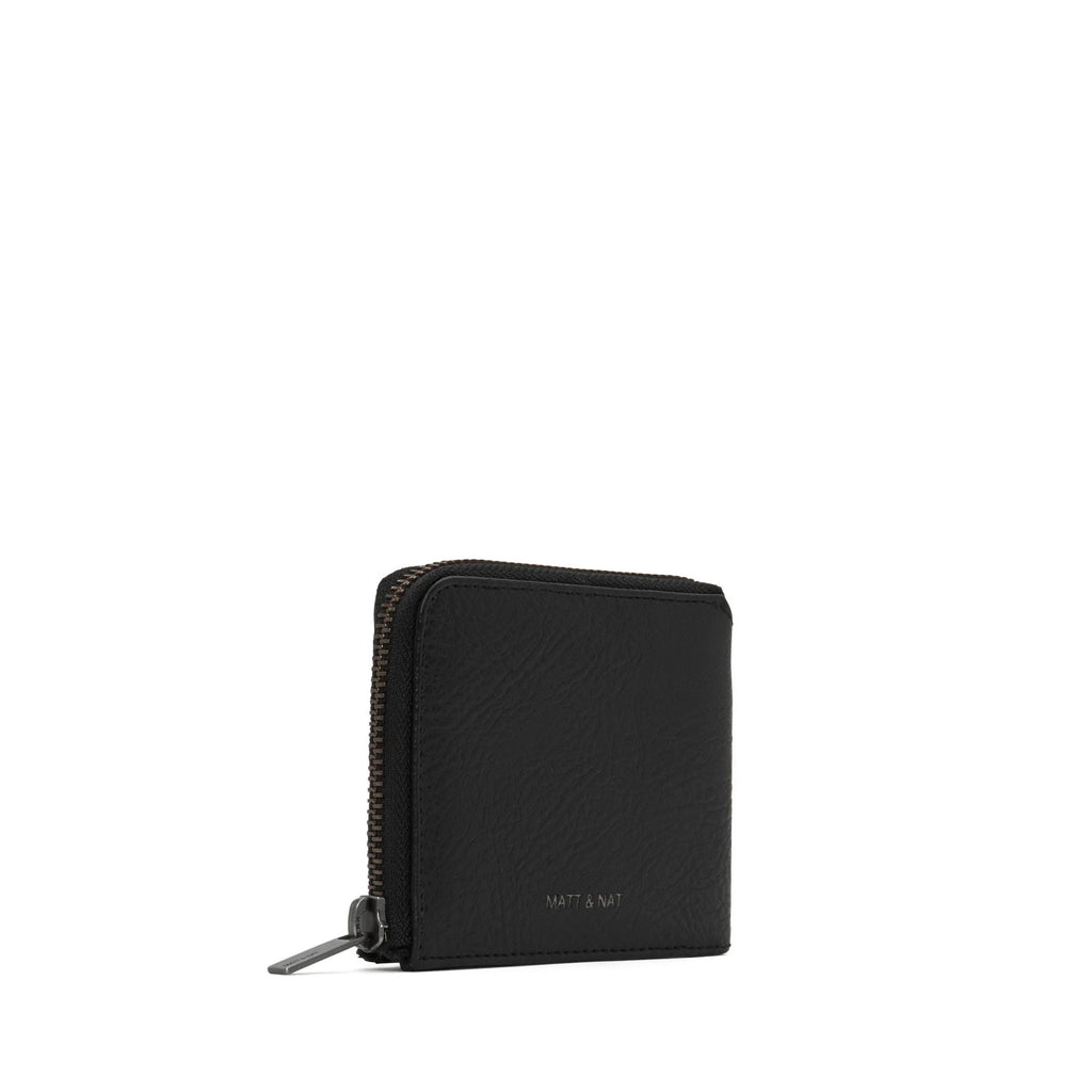 Matt & Nat Musk Wallet | Purity Black, Vegan Leather