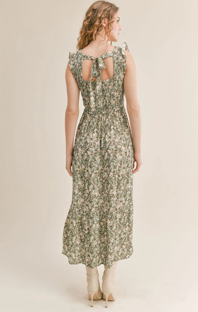Sadie and Sage Sweet Escape Maxi Dress, Olive | Designed in the USA