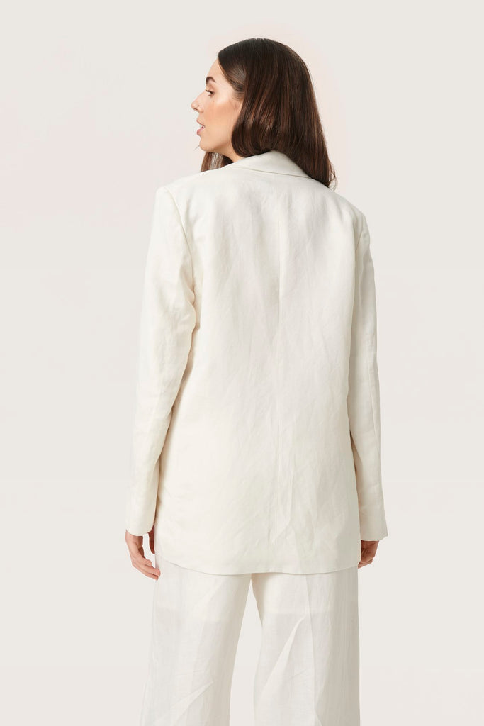 Soaked in Luxury Kimina Blazer | Whisper White, Designed in Denmark