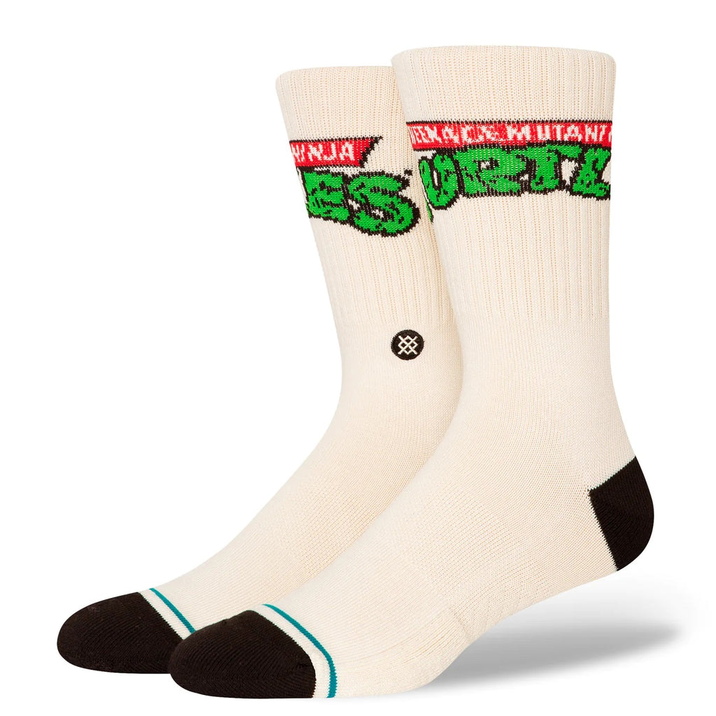 Stance - TMNT Crew Socks - Off-White