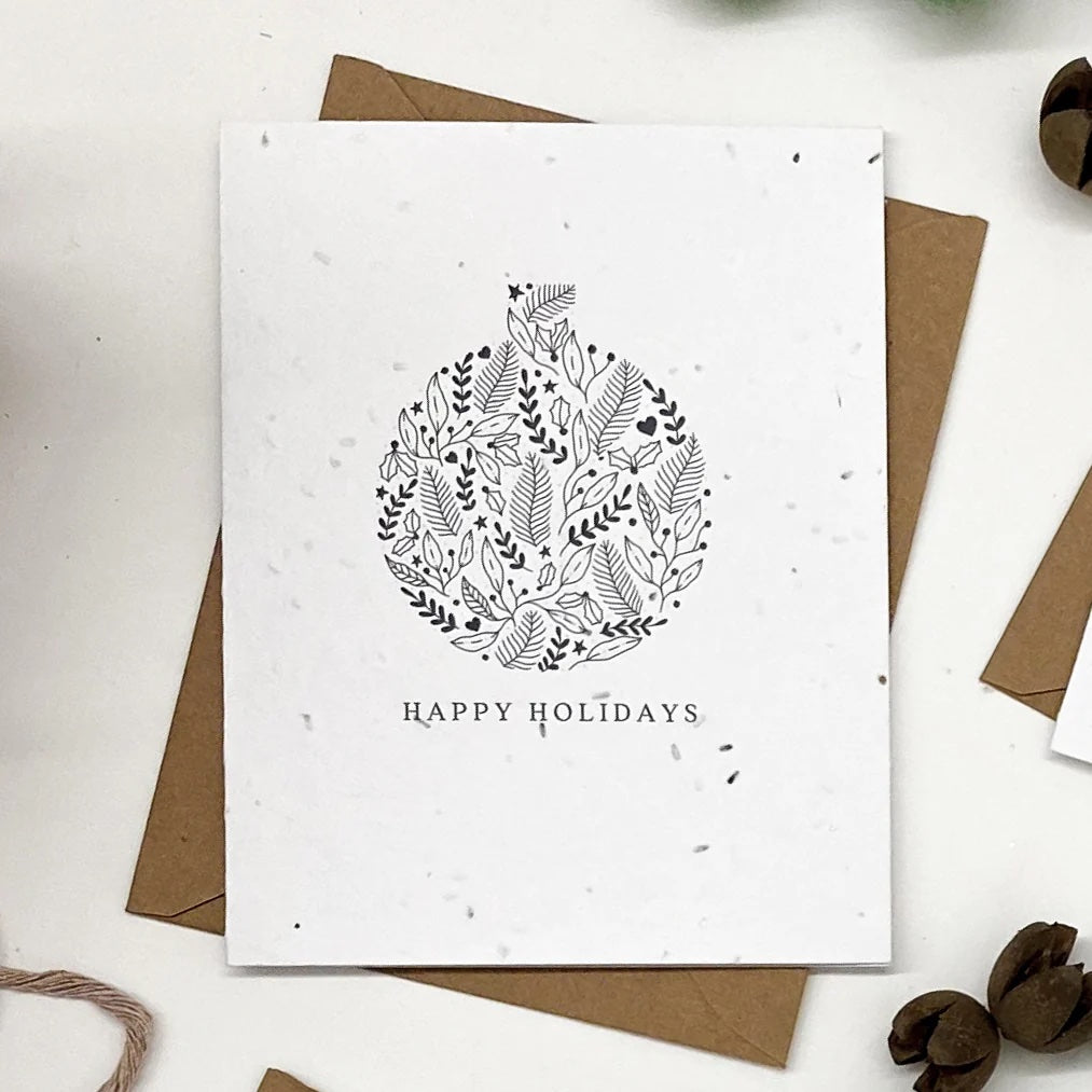 The Good Card Plantable Holiday Card | Ornament, Made in Canada