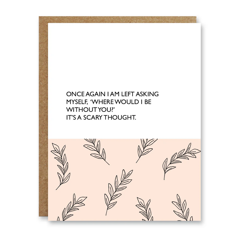 Boo To You - Thank You Card - Scary Thought