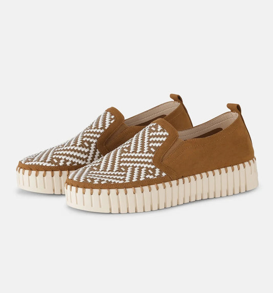 Ilse Jacobsen Tulip Platform Kicks | Cashew, Slip On Women's Shoes