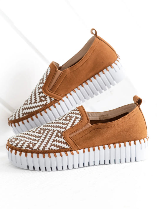 Ilse Jacobsen Tulip Platform Kicks | Cashew, Slip On Women's Shoes
