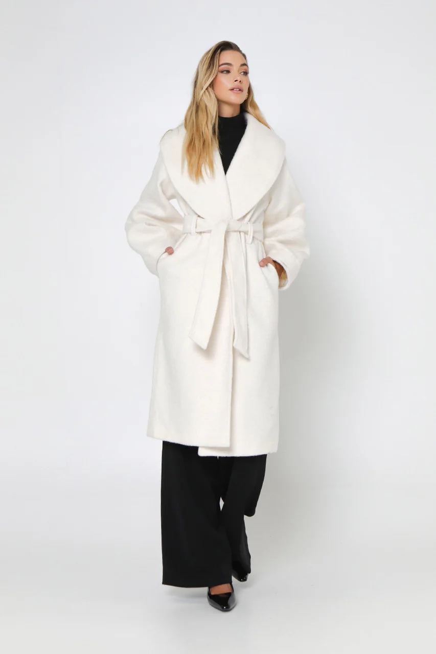 Lost in Lunar - Tully Coat - Cream