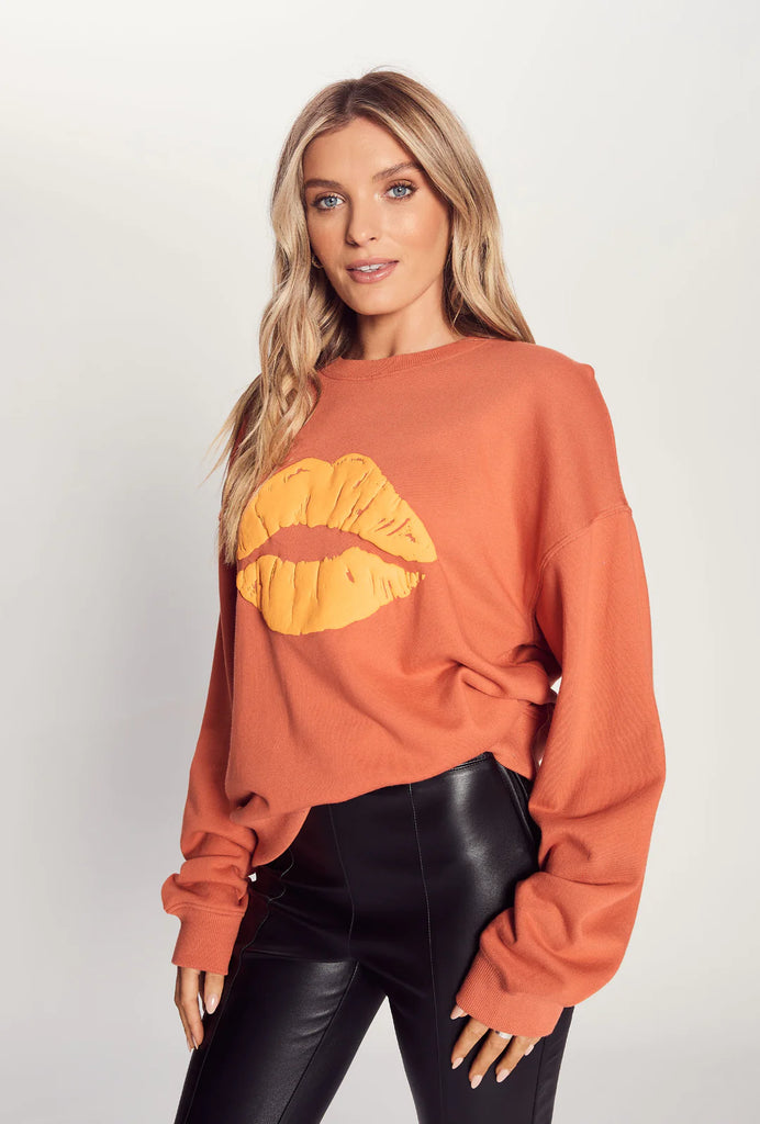 We Are The Others The Vintage Sweat | Paprika Tangerine Lips