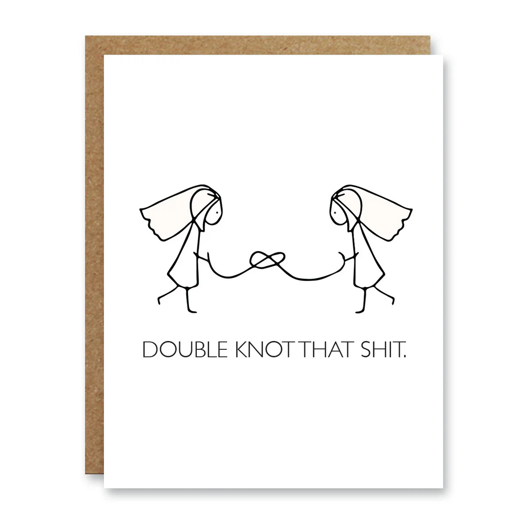 Boo To You - Wedding Card - Double Knot Gals