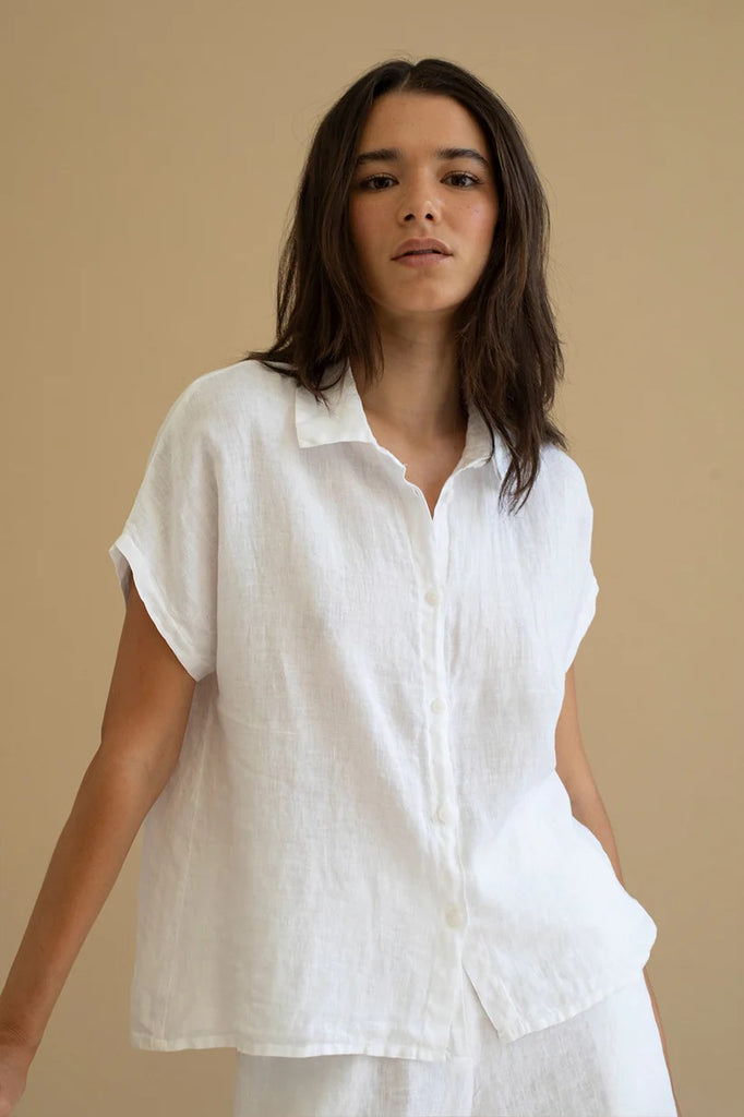 Mus and Bombon Whitsun Shirt | White, Designed and Made in Spain