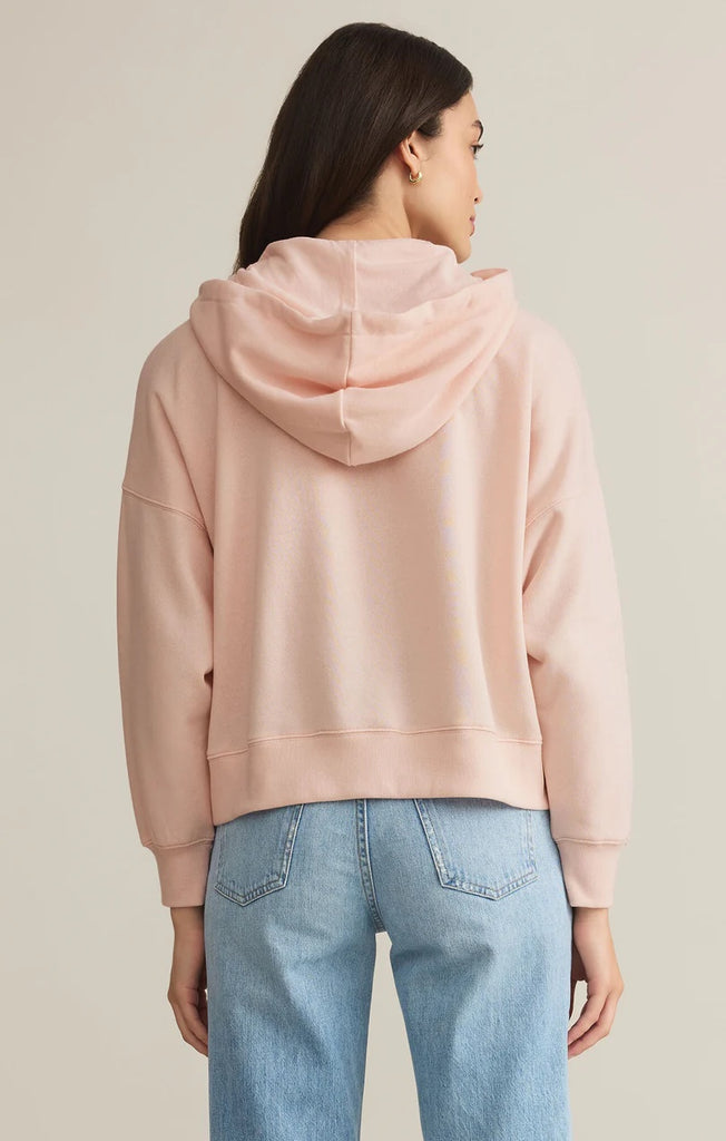 Z Supply Infield Hoodie | Pink Salt