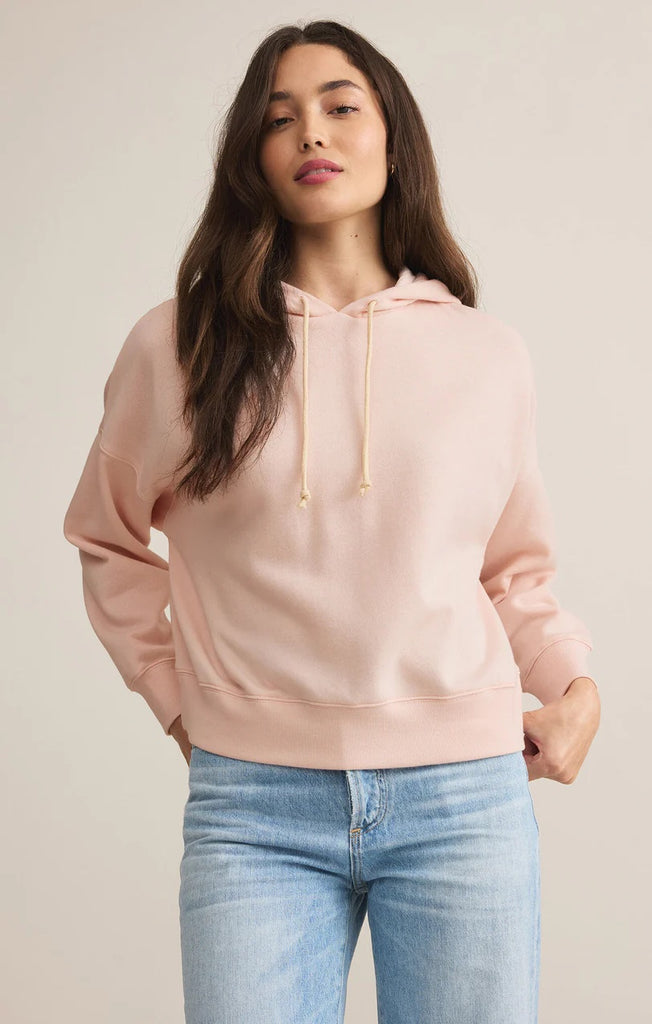 Z Supply Infield Hoodie | Pink Salt