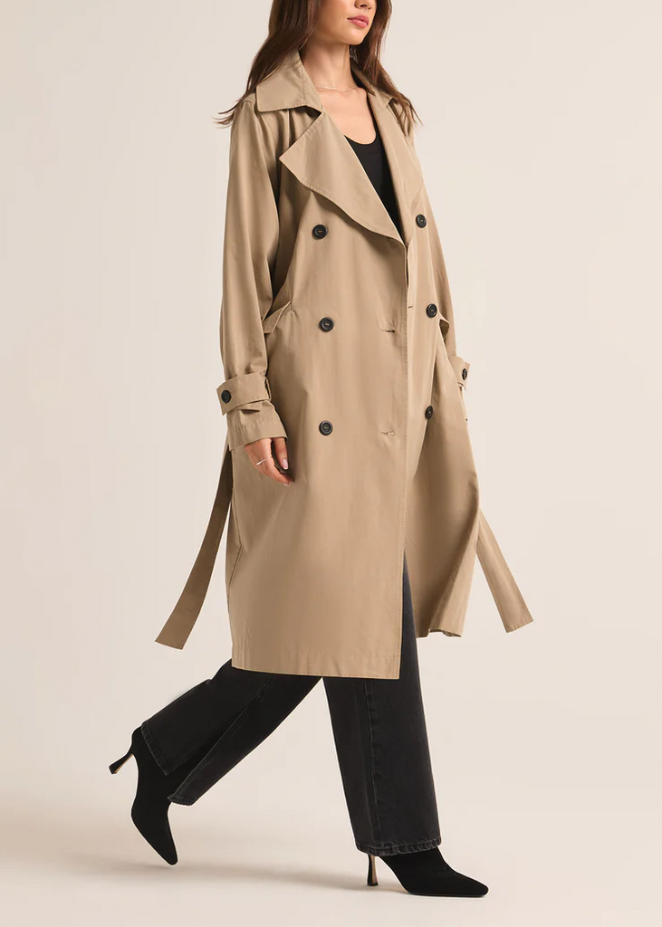 Z Supply - Dorian Trench Coat - Latte