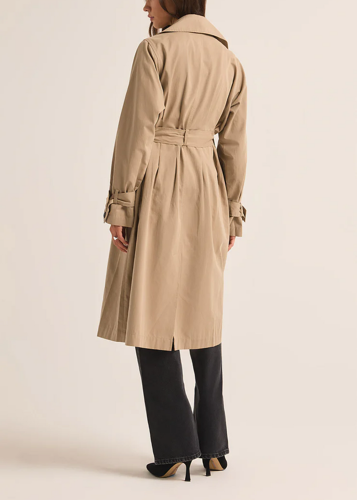 Z Supply - Dorian Trench Coat - Latte