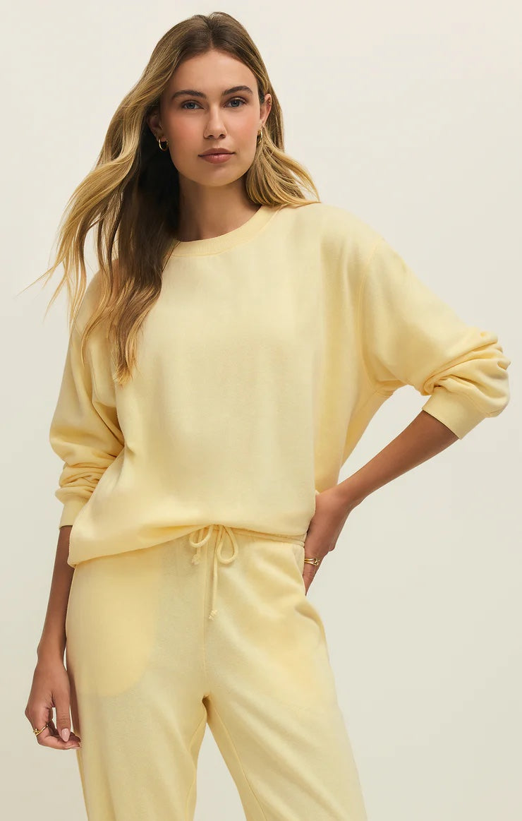 Classic Boyfriend Fleece Sweatshirt - Sunnyside