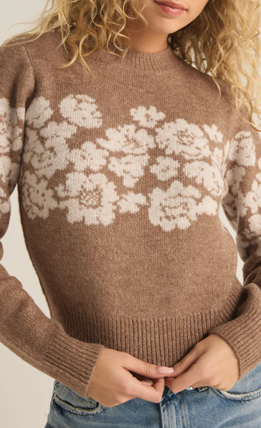 Z Supply Marisol Flora Sweater | Burro