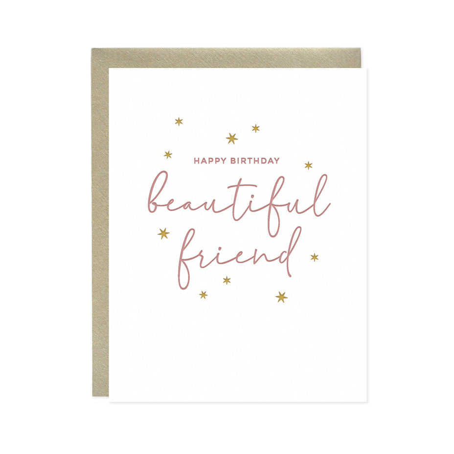 Missive Press - Birthday Card - Beautiful Friend