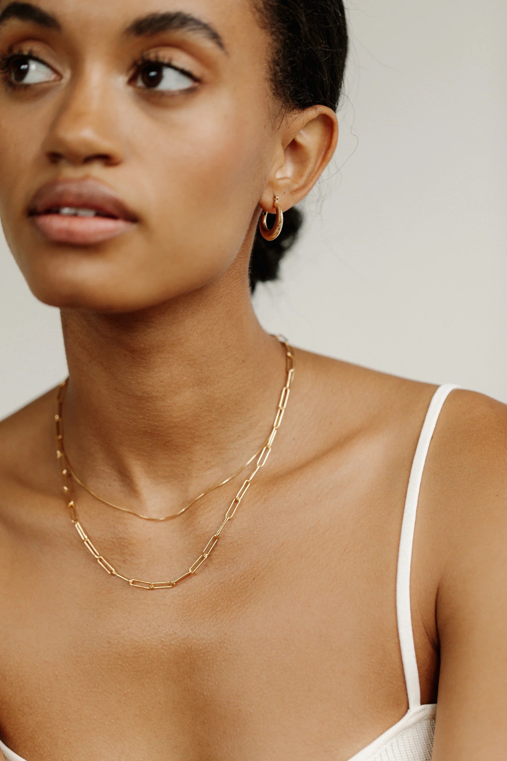 Lisbeth Jewelry Hailey Hoop Earrings | Gold, Handmade