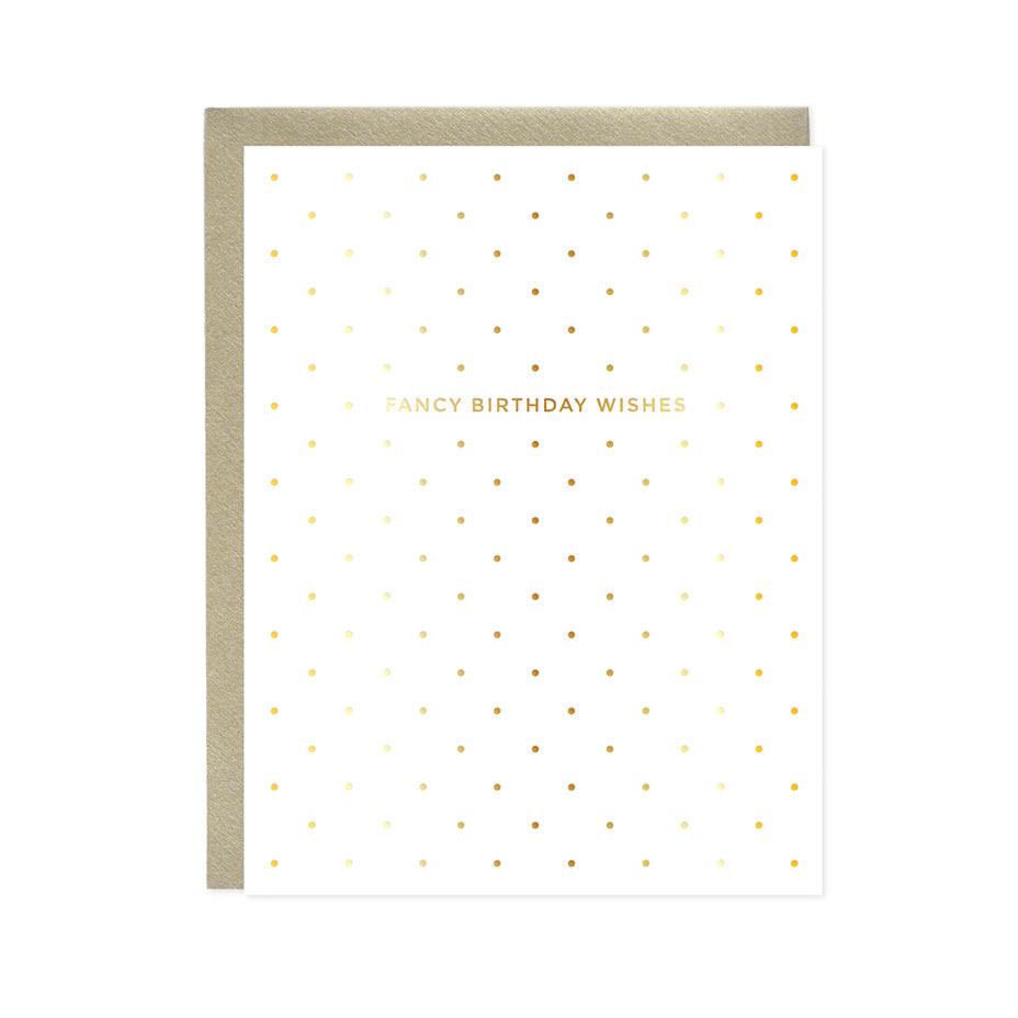 Missive Press - Birthday Card - Fancy Birthday Wishes