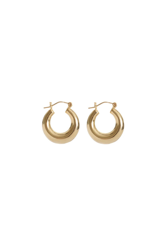 Lisbeth Jewelry Hailey Hoop Earrings | Gold, Handmade