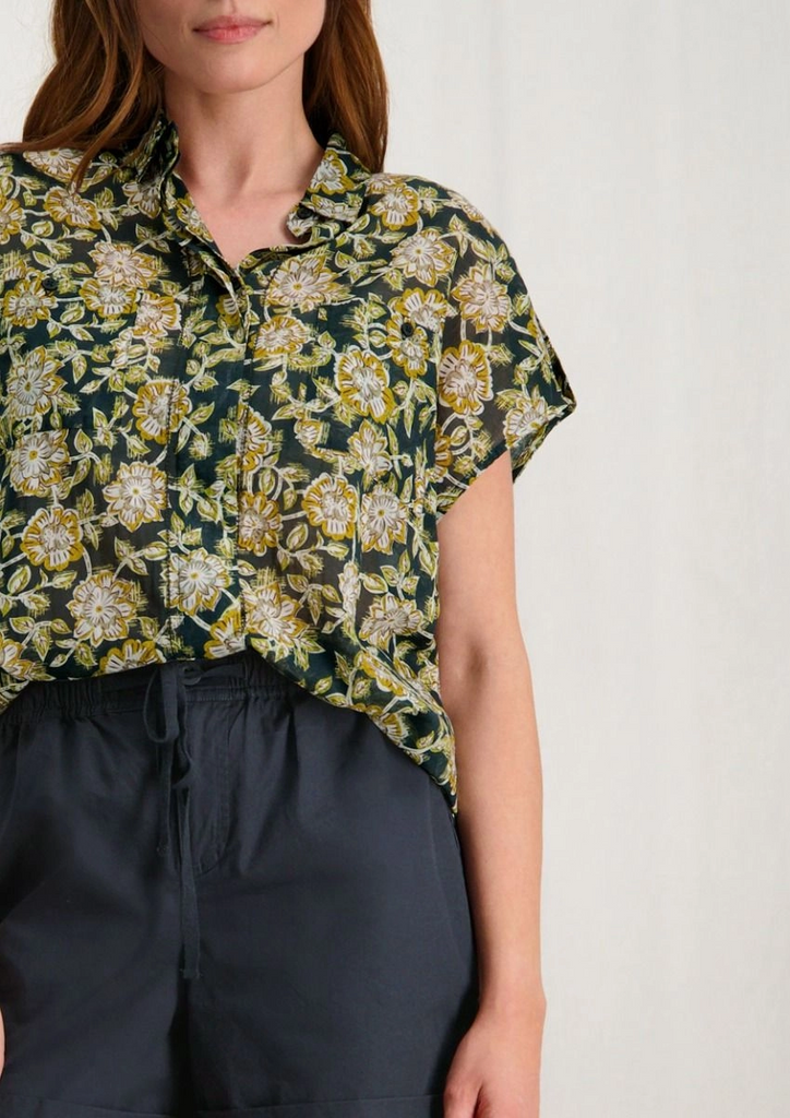 Circle Of Trust Lana Blouse | Indian Flower