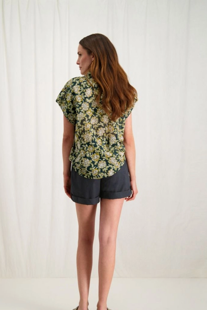 Circle Of Trust Lana Blouse | Indian Flower