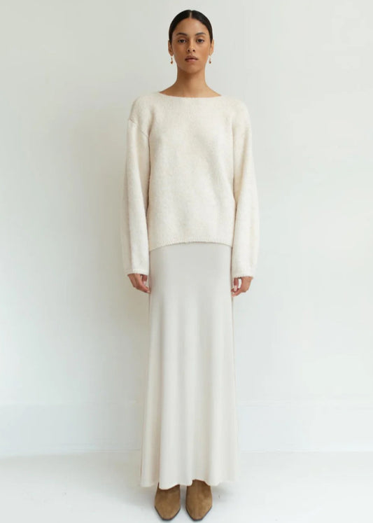 Paper Label Freya Sweater | Oatmeal, Designed in Canada