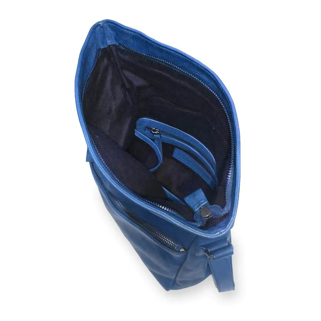 Sticks and Stones Madison Bag | Blue Quartz, Genuine Leather