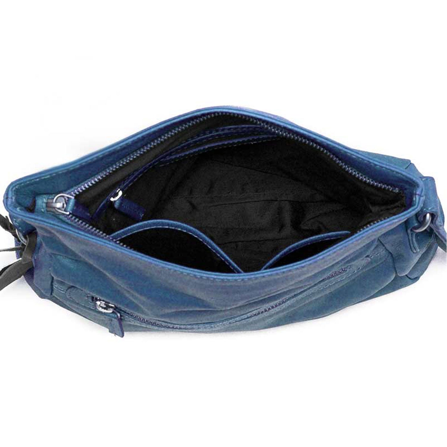 Sticks and Stones Madison Bag | Blue Quartz, Genuine Leather