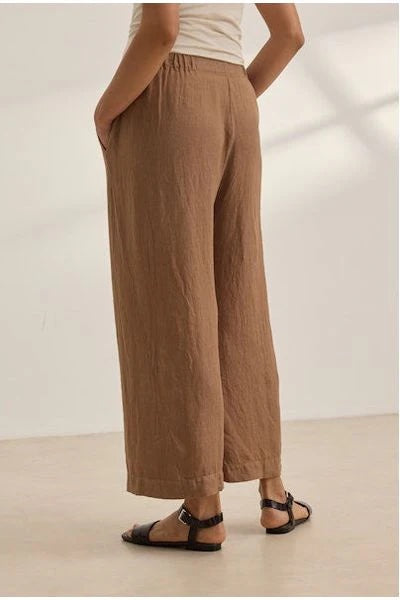 Velvet Lola Woven Linen Pants | Bark, Made in the USA