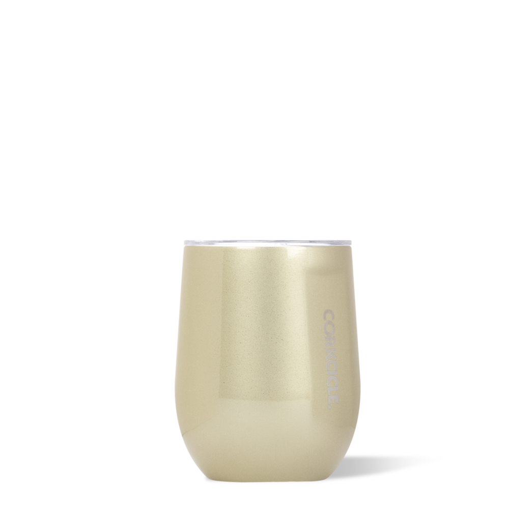 Corkcicle Stemless Triple Insulated Tumbler 12oz | Unicorn Glampagne