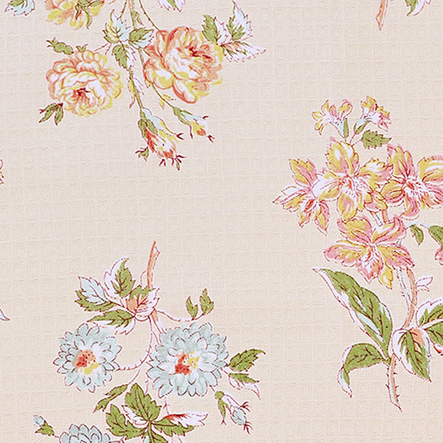 April Cornell Printed Waffle Cotton Dish Cloths | Genevieve Cream