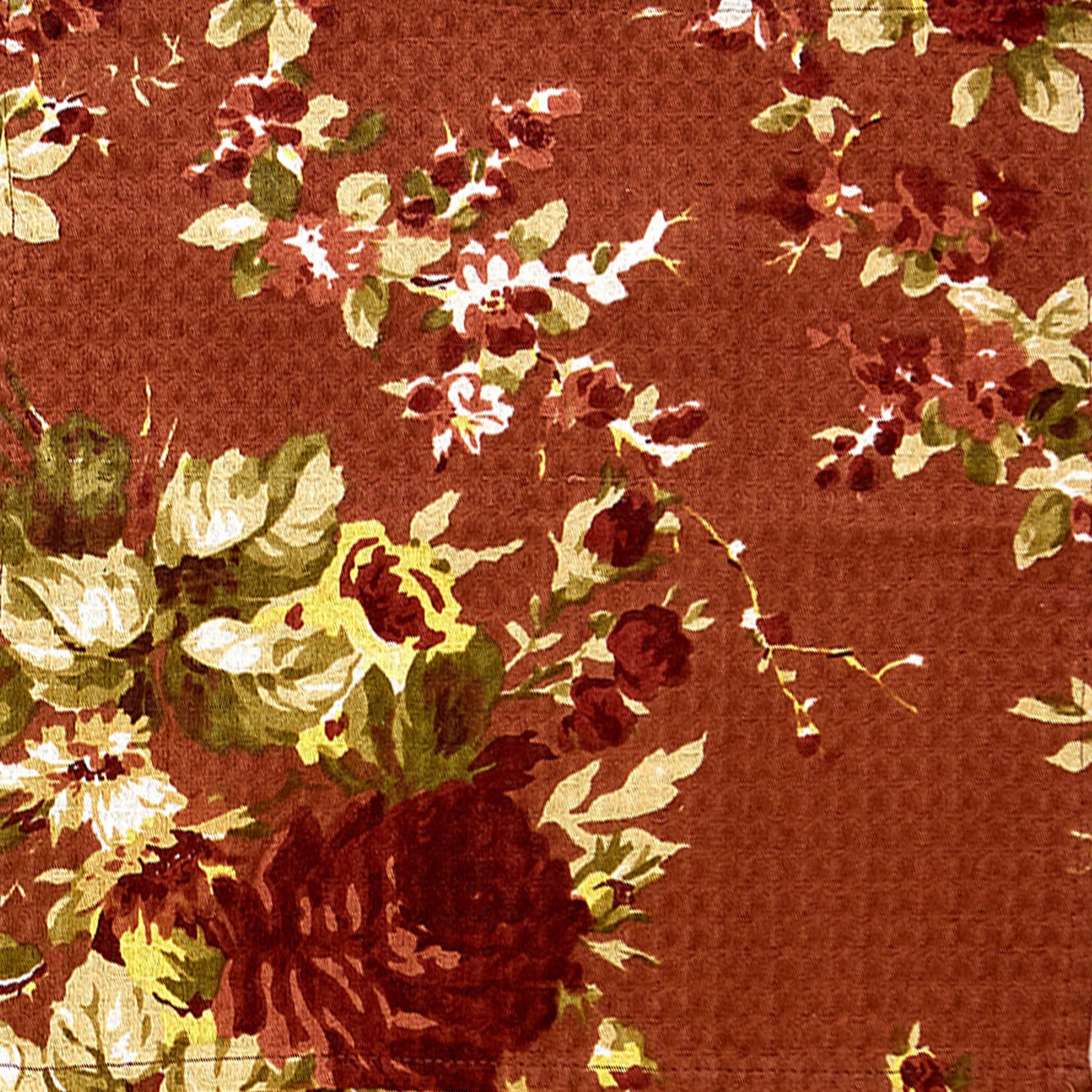 April Cornell Printed Waffle Cotton Dish Cloths | Bountiful Harvest Rust