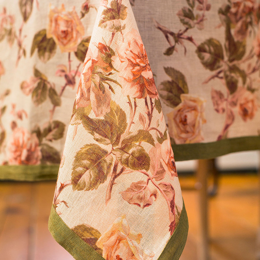 April Cornell Linen Tablecloth | Serenade, Designed in Canada