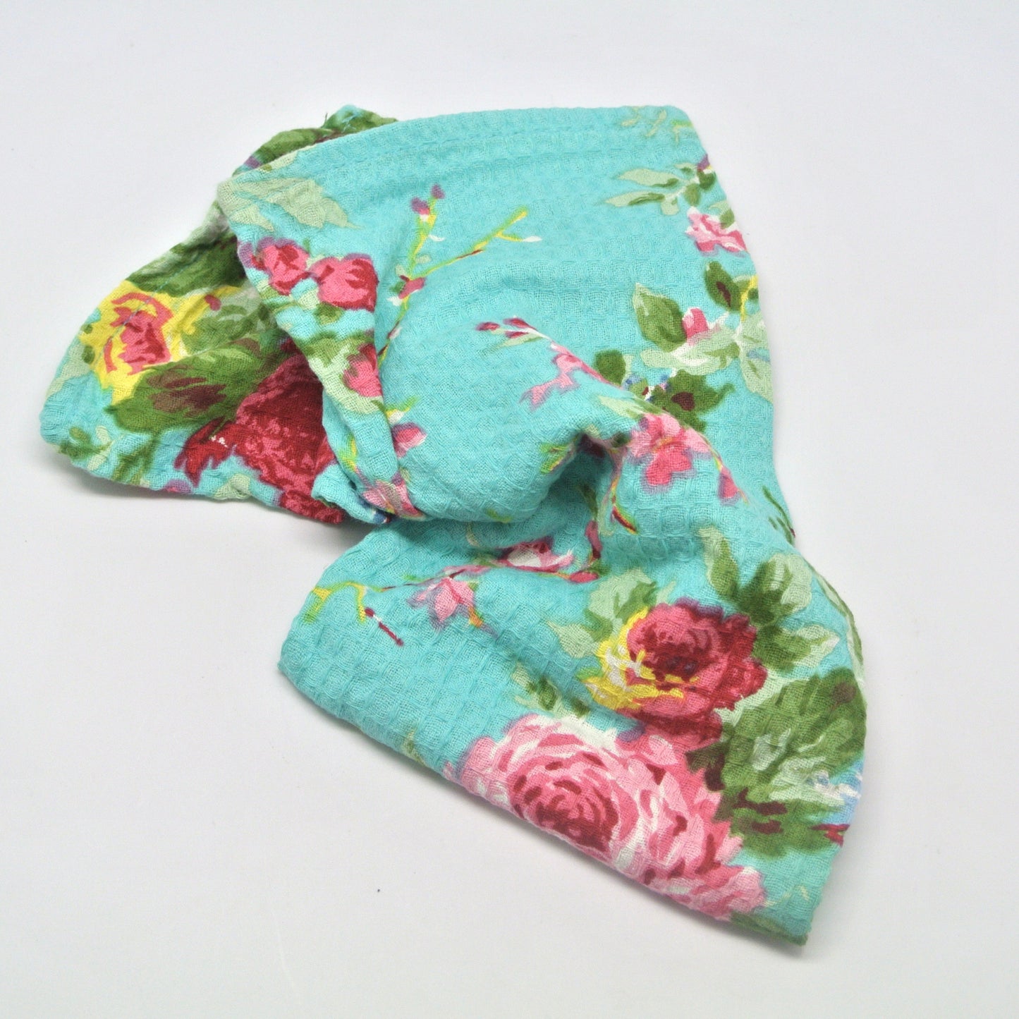 April Cornell Dish Cloths rose aqua at Twang and Pearl
