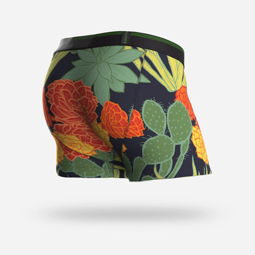 BN3TH Trunk Desert Bloom, Dark Navy | Breathable, Lightweight, with 3D Pouch