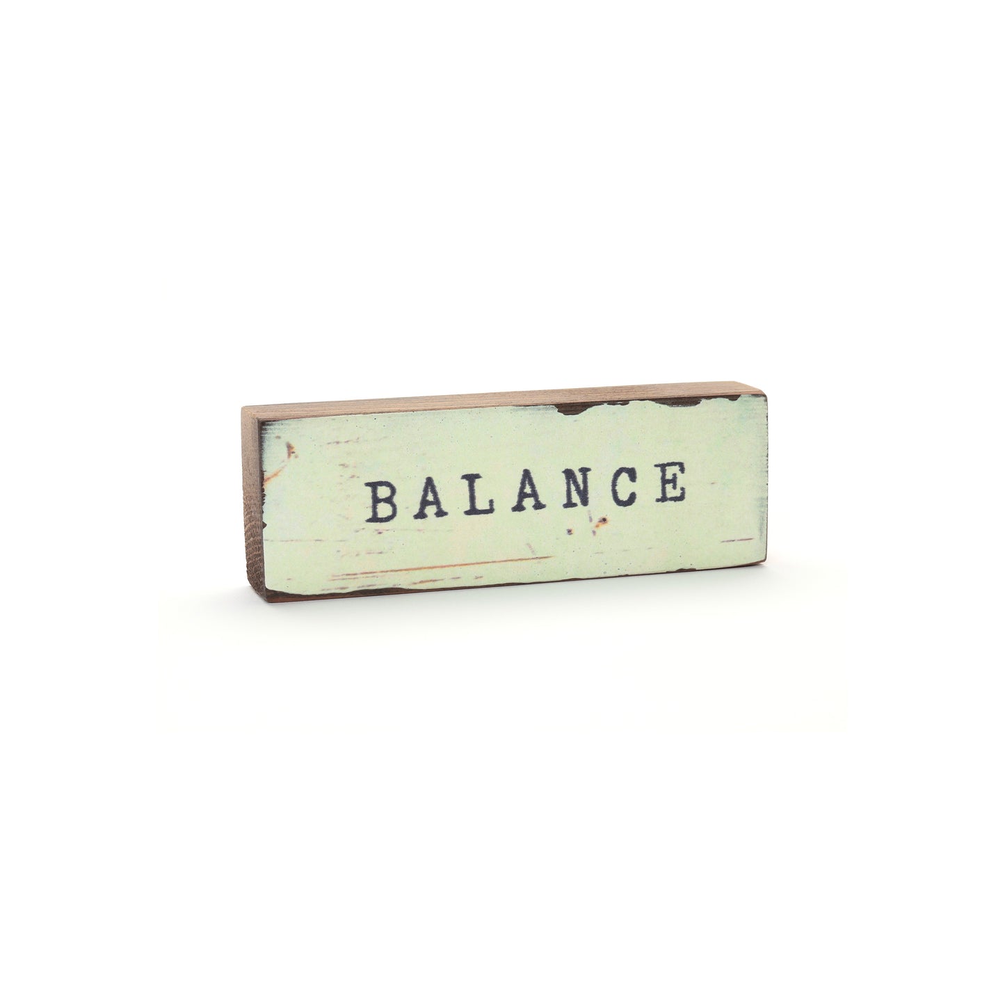 Shelf & Wall Art | Handmade Wood Block, Inspirational Quote