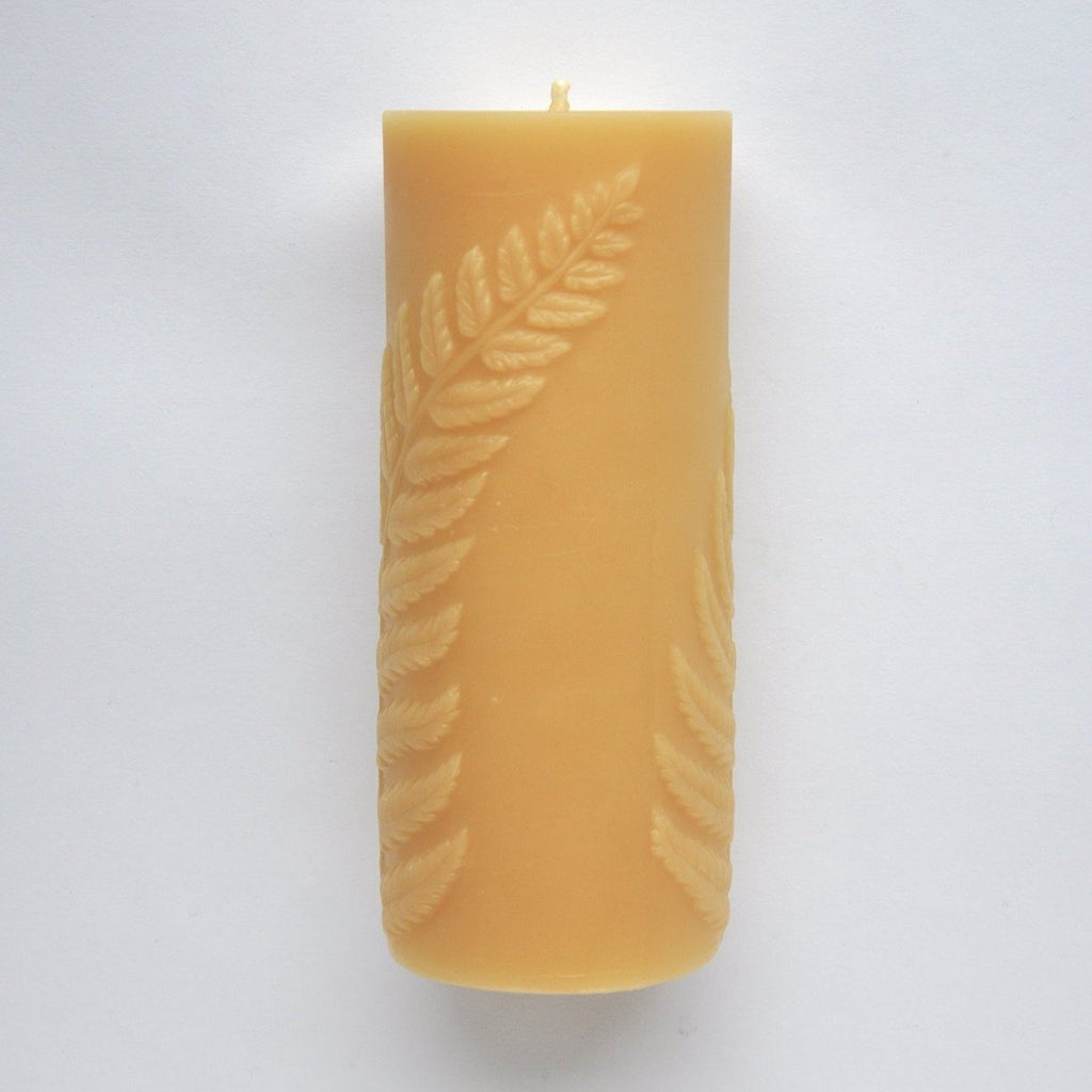 Bees Wax Works - Pillar Candle - Simple Fern