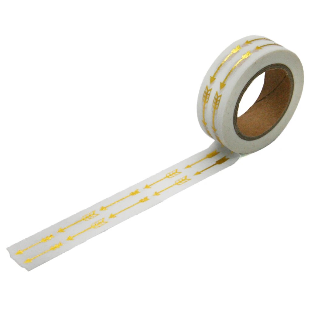 Beve Washi Tape Gold Metallic Arrow at Twang and Pearl
