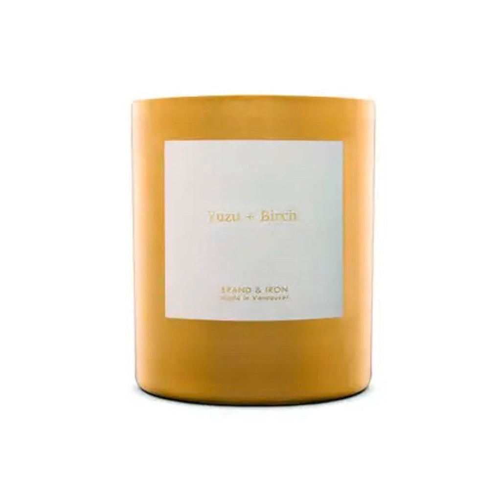Brand & Iron Gold Series Soy Candle | Yuzu + Birch