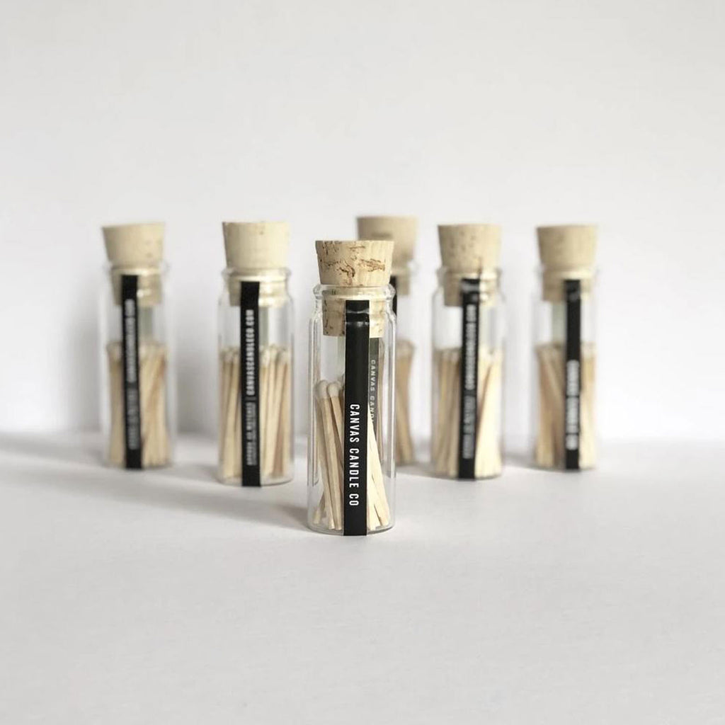 Canvas Candle Co. Glass Vial Matches | Made in Canada