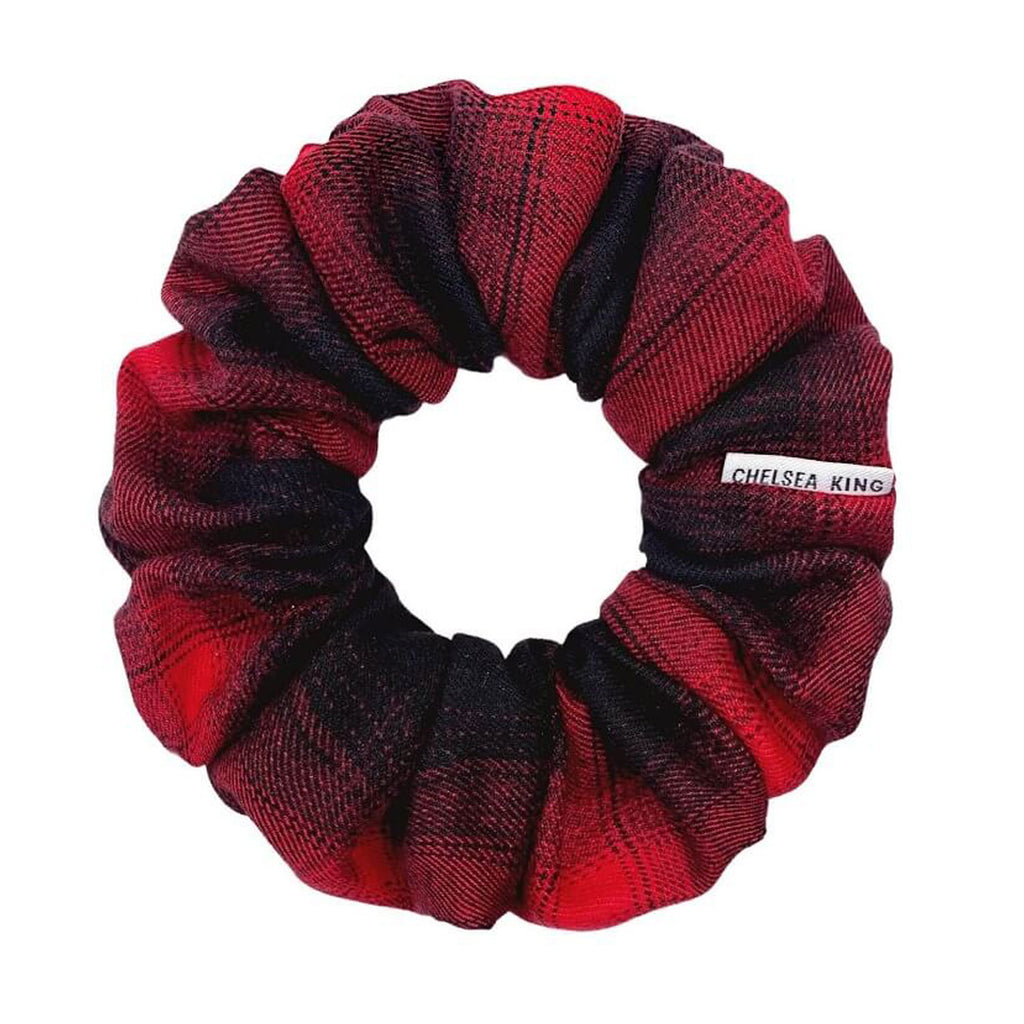 Chelsea Scrunchie | Buffalo Check, Two Sizes