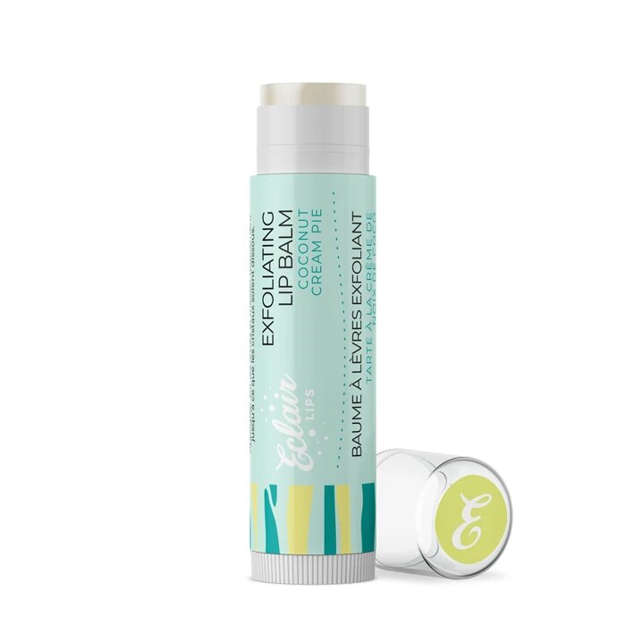 Eclair Clips Exfoliating Lip Balm | Coconut Cream Pie, Made in Canada