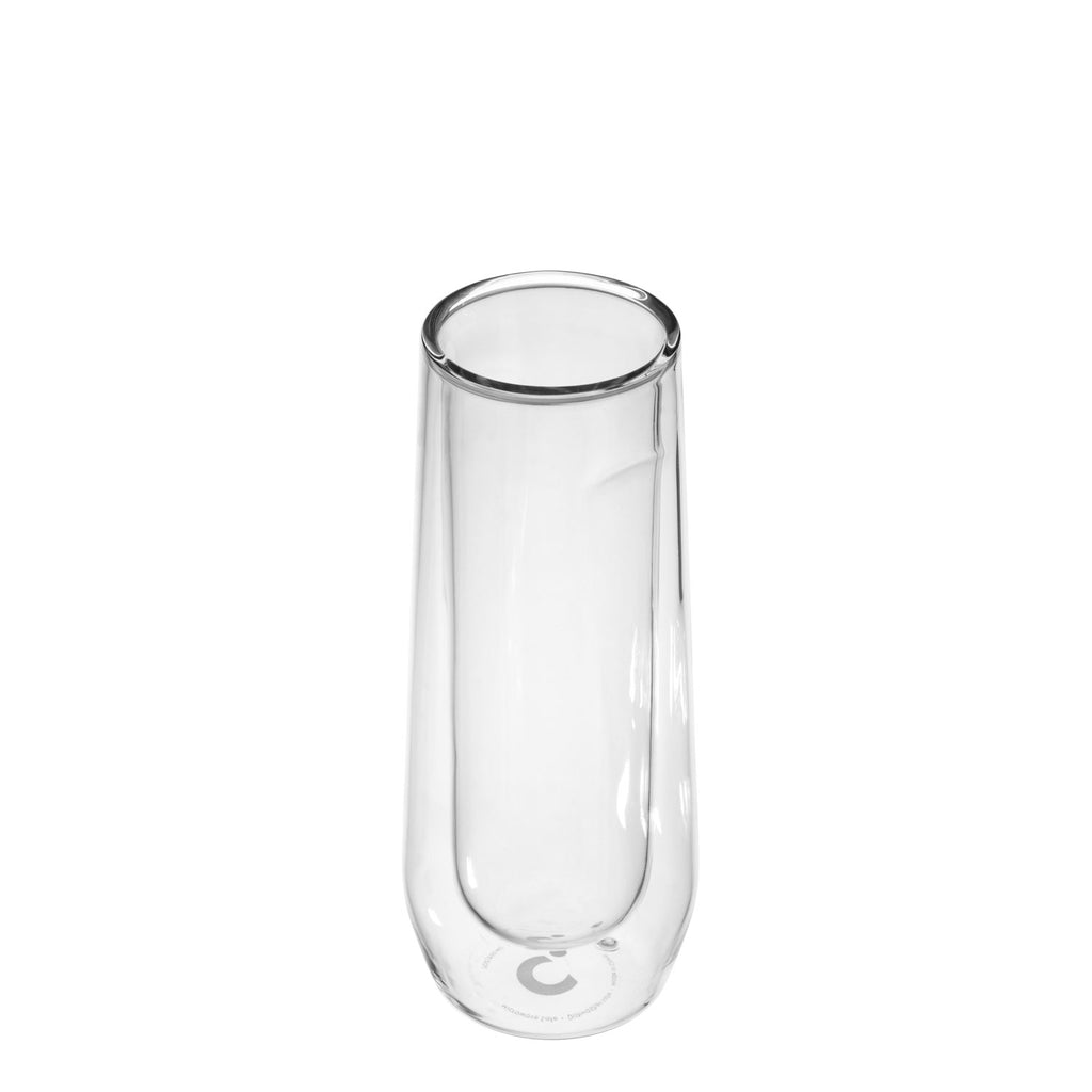 Corkcicle Glass Flute Set of 2 - 7 oz | Clear