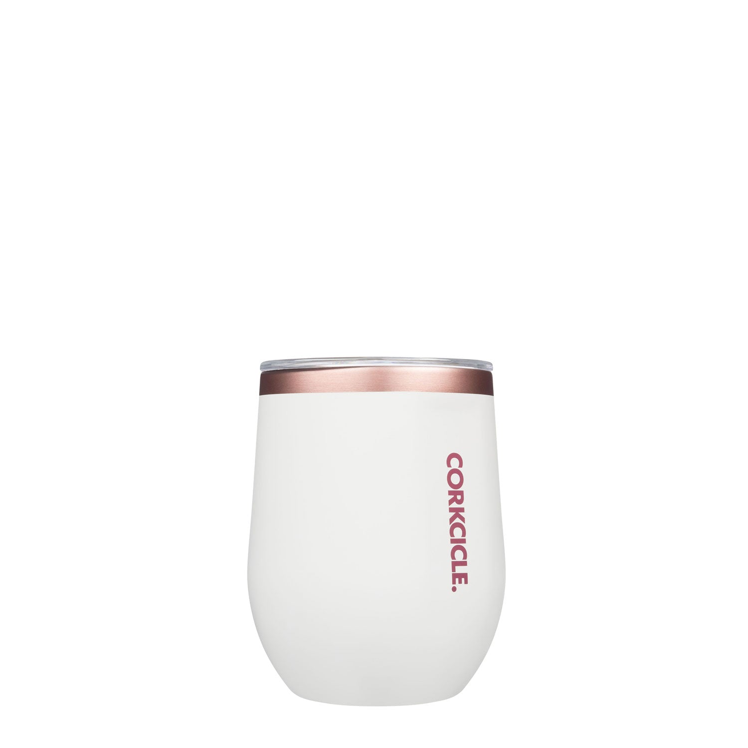 Corkcicle Stemless Tumbler 12oz | White Rose