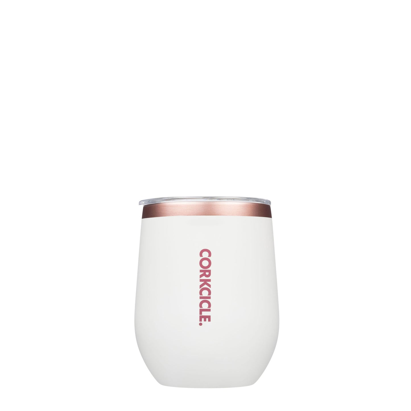 Corkcicle Stemless Tumbler 12oz | White Rose