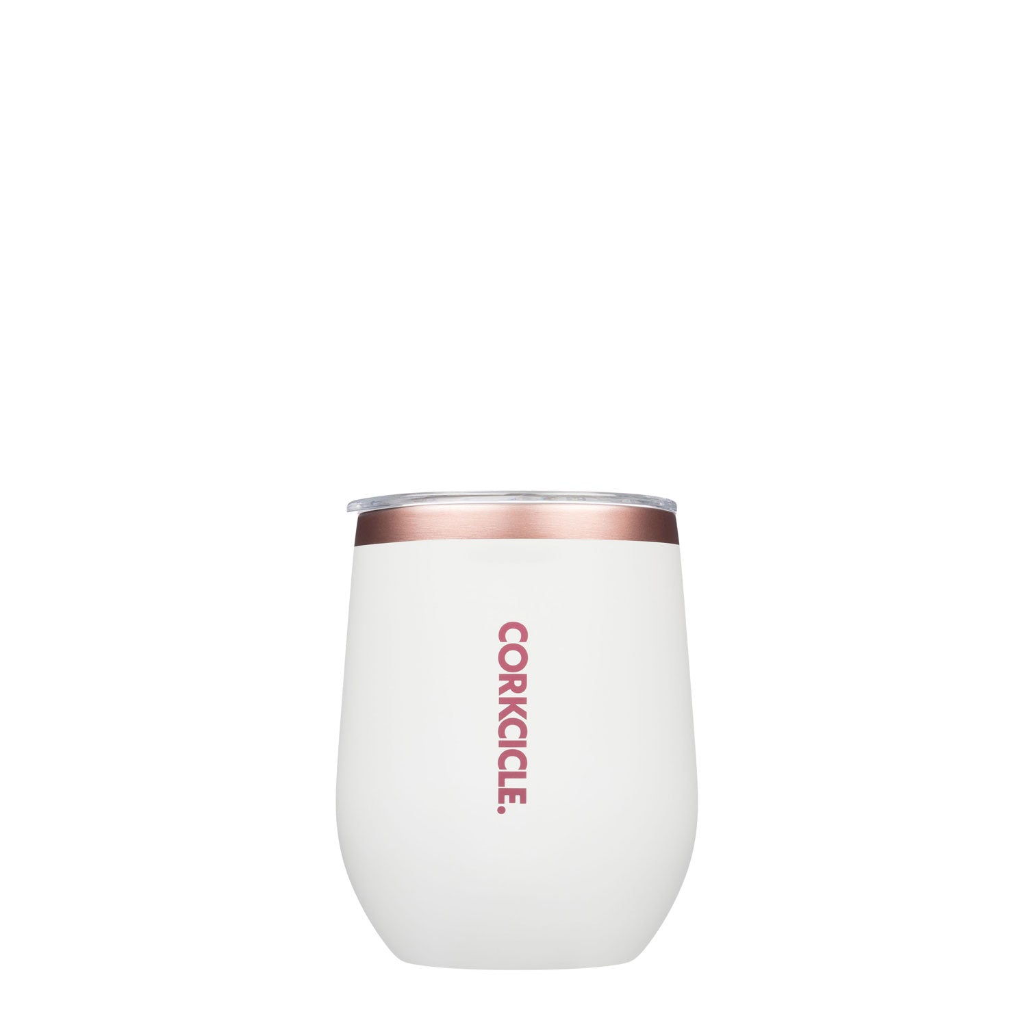 Corkcicle Stemless Tumbler 12oz | White Rose