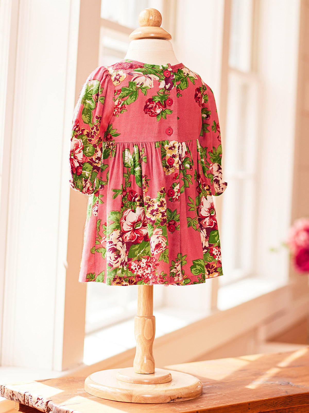April Cornell Francesca Baby Dress - Rose