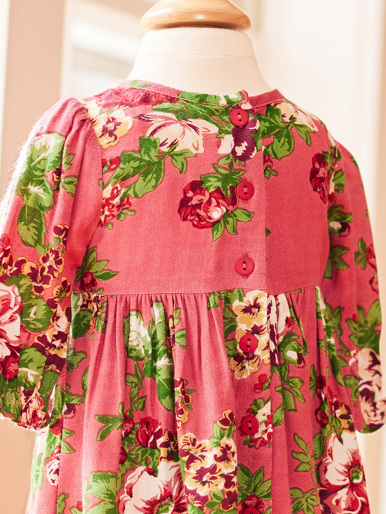 April Cornell Francesca Baby Dress - Rose