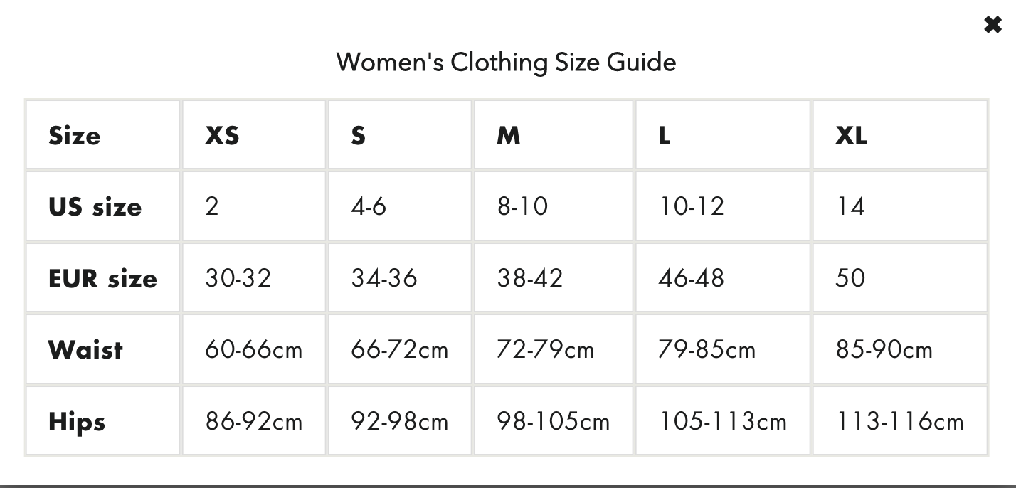 Dr denim size deals guide